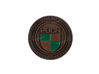 Badge / emblem Puch logo Bronze with enamel 47mm RealMetal